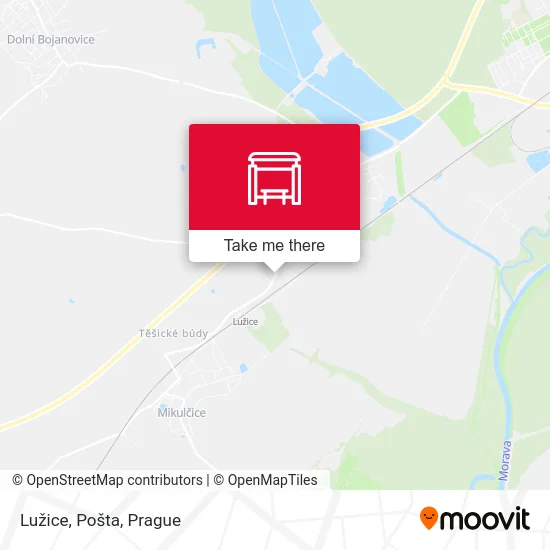 Карта Lužice, Pošta