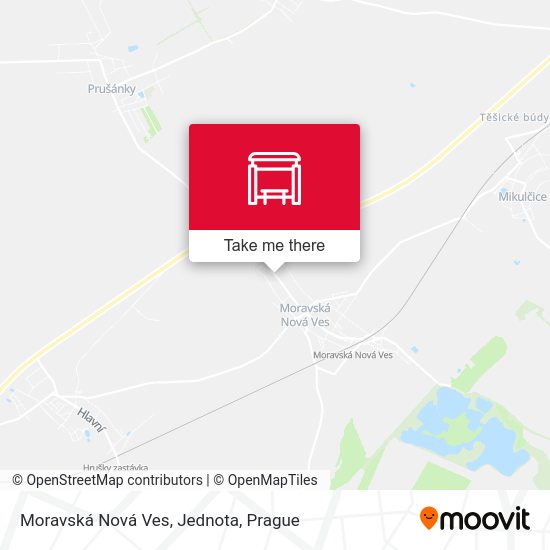 Moravská Nová Ves, Jednota map