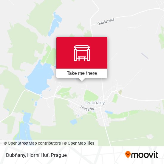 Dubňany, Horní Huť map