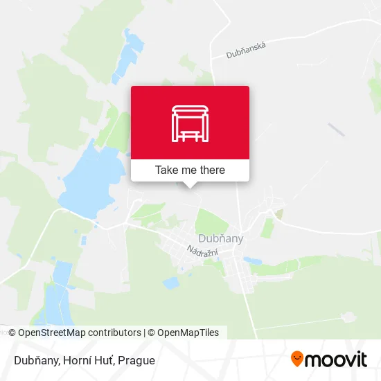 Dubňany, Horní Huť map