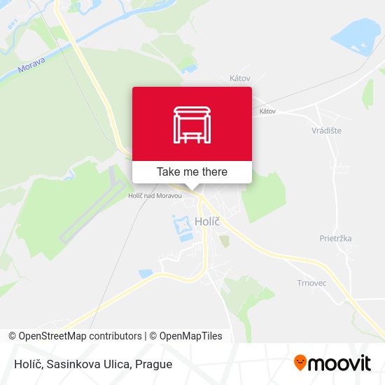 Holíč, Sasinkova Ulica map
