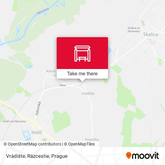 Vrádište, Rázcestie map