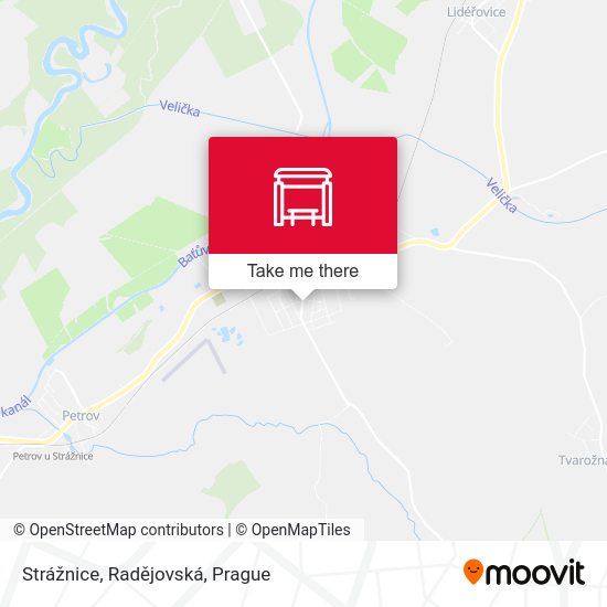 Strážnice, Radějovská map