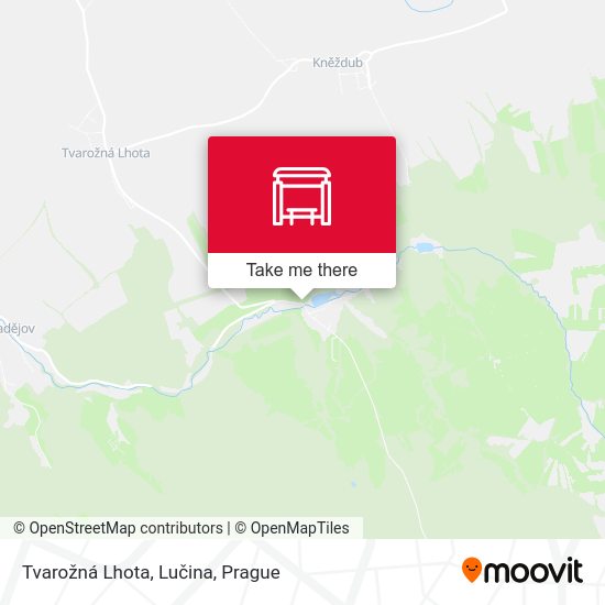 Tvarožná Lhota, Lučina map