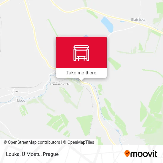 Карта Louka, U Mostu
