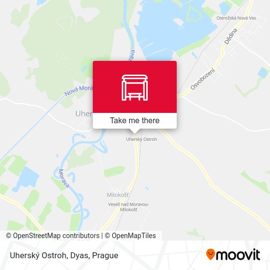 Uherský Ostroh, Dyas map