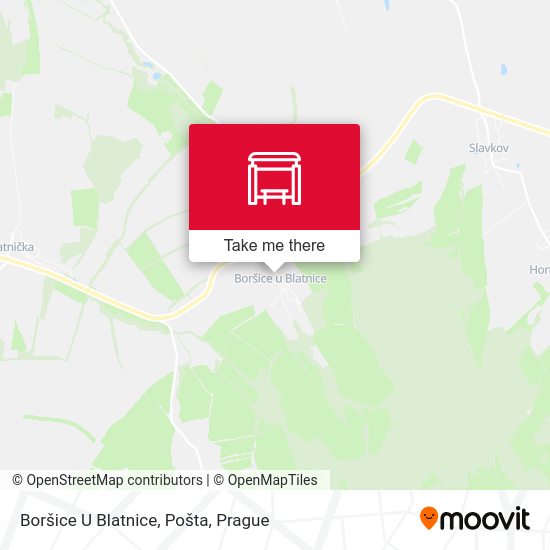 Boršice U Blatnice, Pošta map