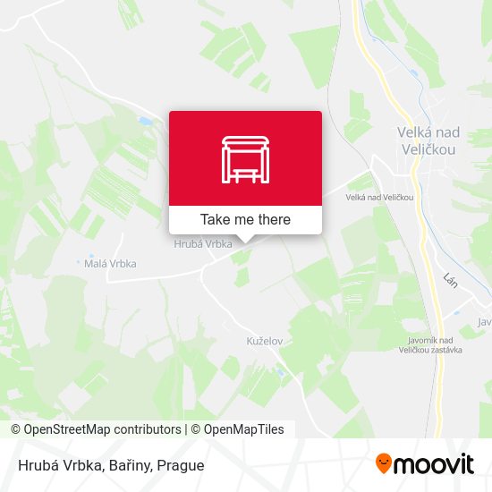 Hrubá Vrbka, Bařiny map