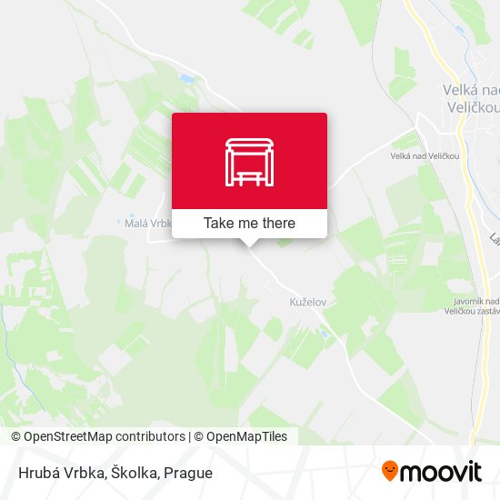 Hrubá Vrbka, Školka map