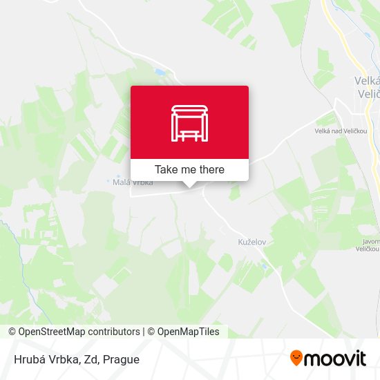 Карта Hrubá Vrbka, Zd