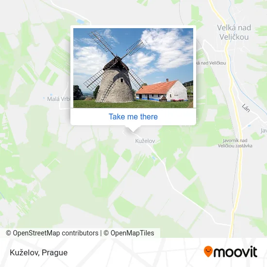 Карта Kuželov