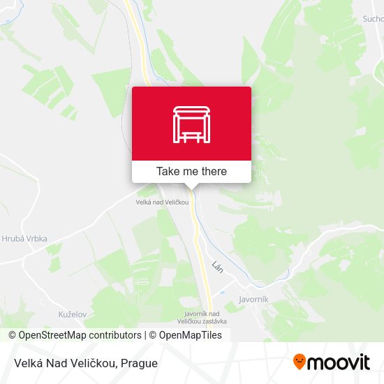Карта Velká Nad Veličkou