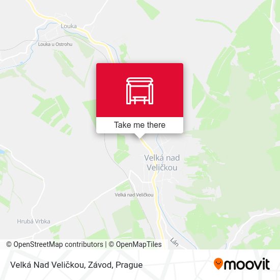 Velká Nad Veličkou, Závod map