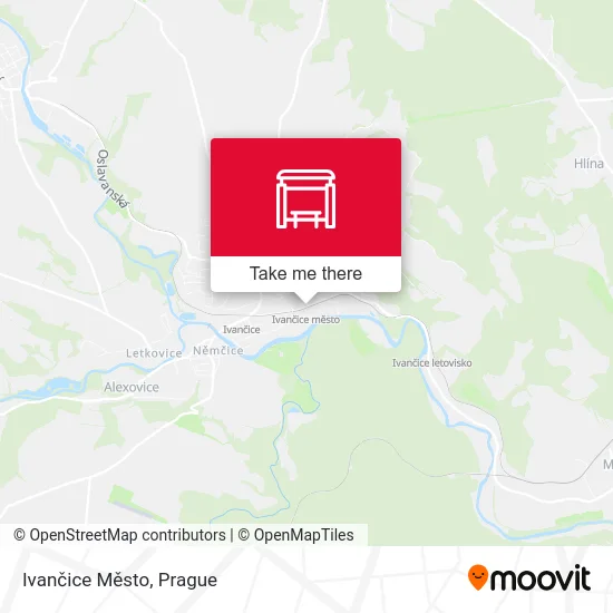 Карта Ivančice Město