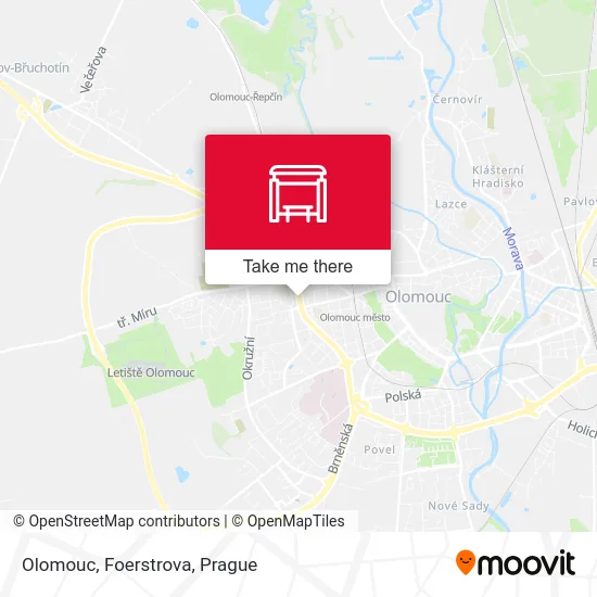 Карта Olomouc, Foerstrova