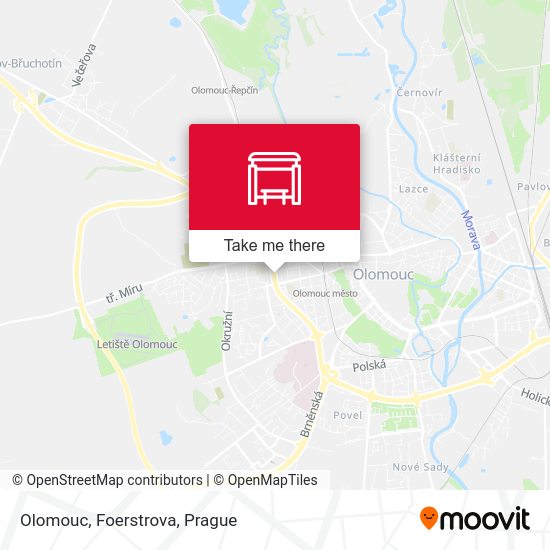 Карта Olomouc, Foerstrova
