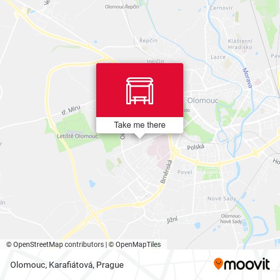 Olomouc, Karafiátová map