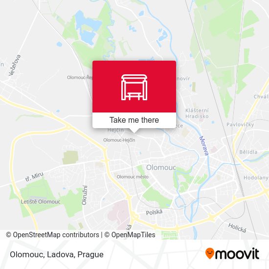 Olomouc, Ladova map