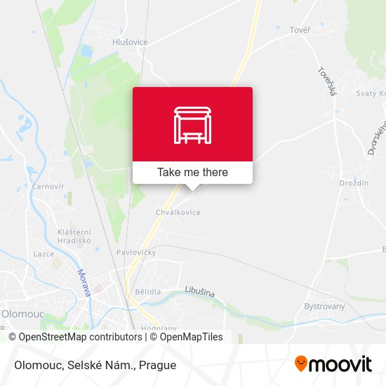 Olomouc, Selské Nám. map