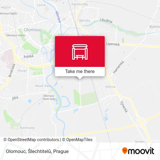 Olomouc, Šlechtitelů map