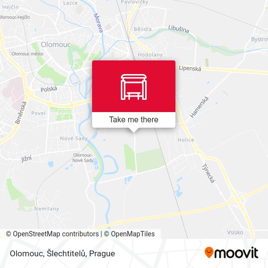 Olomouc, Šlechtitelů map