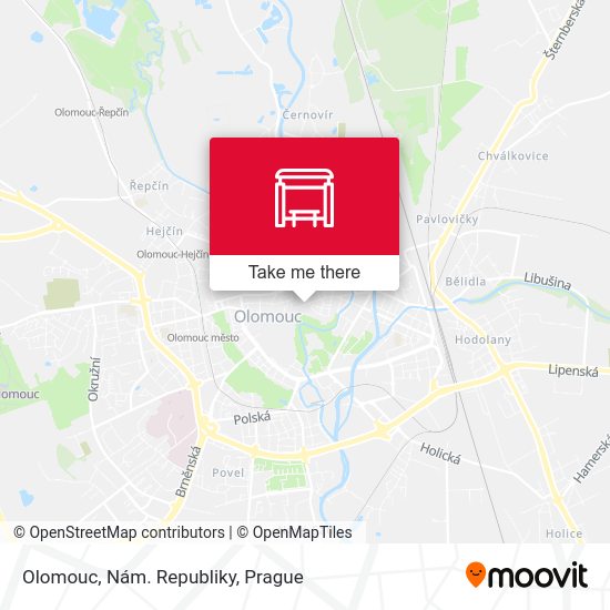 Olomouc, Nám. Republiky map