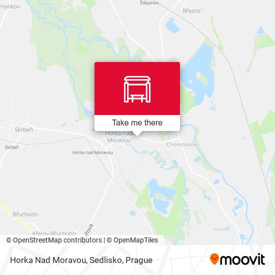 Horka Nad Moravou, Sedlisko map