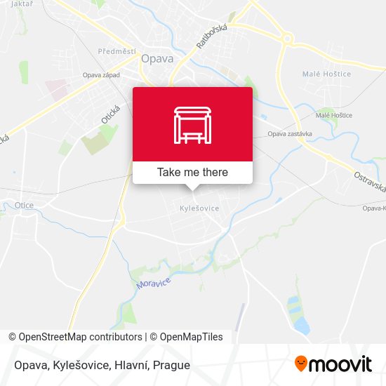 Opava, Kylešovice, Hlavní map