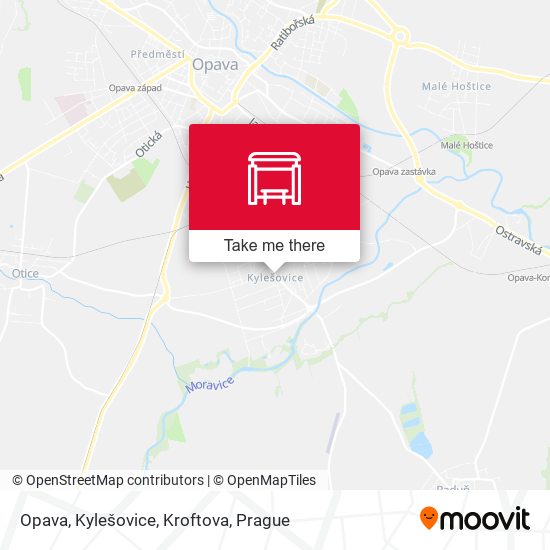 Opava, Kylešovice, Kroftova map