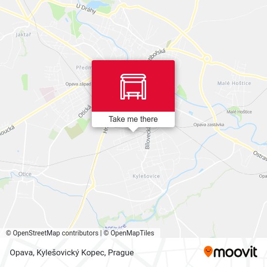Opava, Kylešovický Kopec map