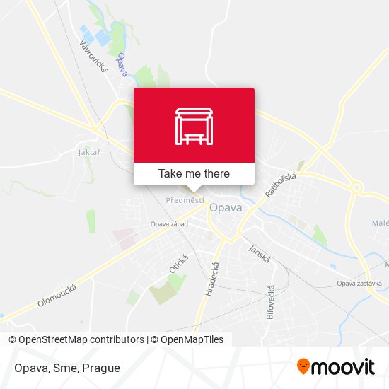 Opava, Sme map