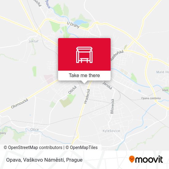Opava, Vaškovo Náměstí map