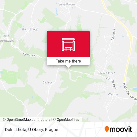 Dolní Lhota, U Obory map