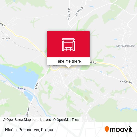 Hlučín, Pneuservis map