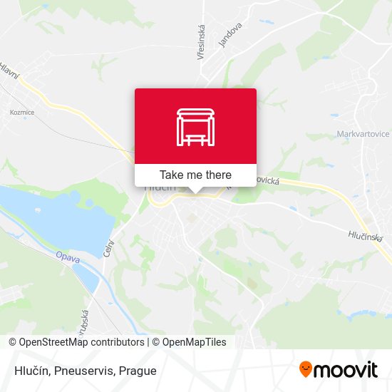 Hlučín, Pneuservis map