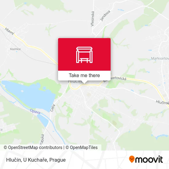 Карта Hlučín, U Kuchaře