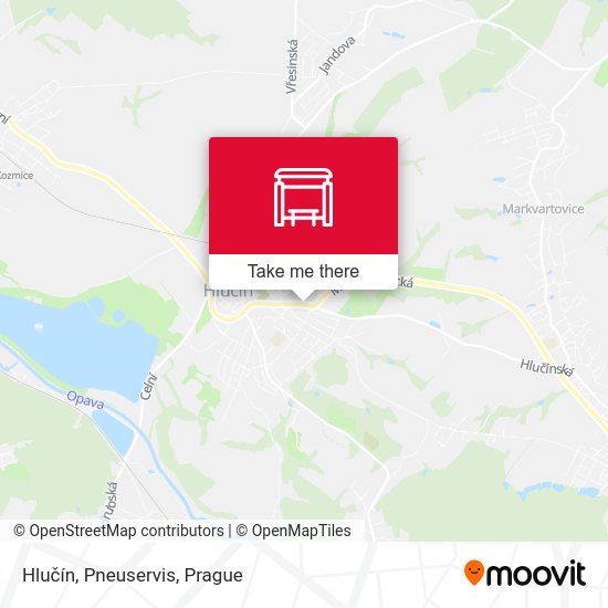 Hlučín, Pneuservis map