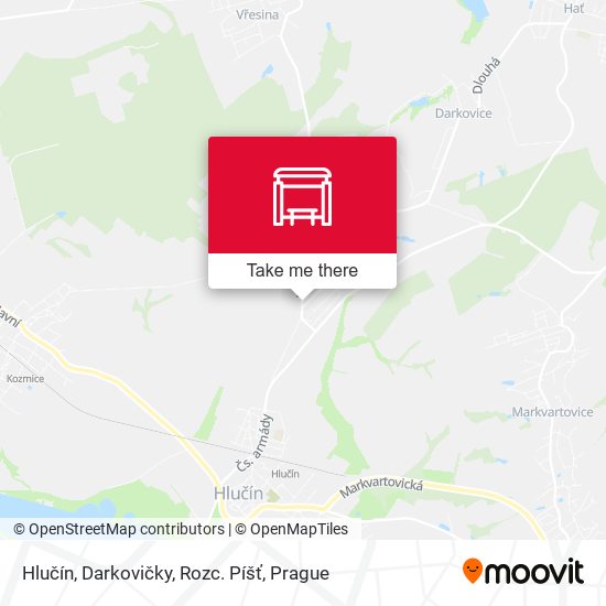 Hlučín, Darkovičky, Rozc. Píšť map