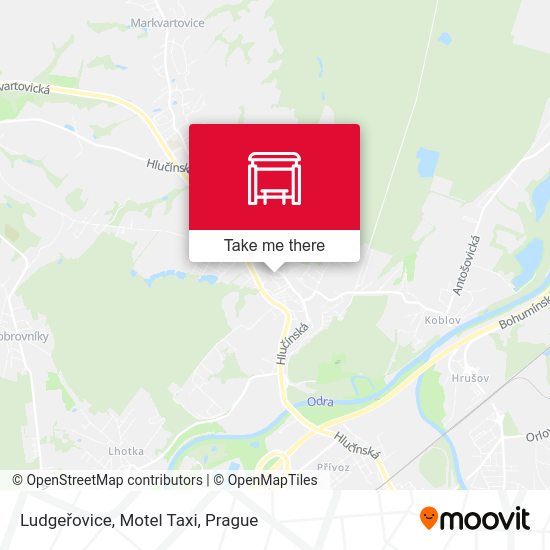 Ludgeřovice, Motel Taxi map