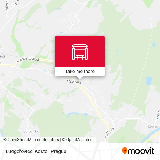 Ludgeřovice, Kostel map