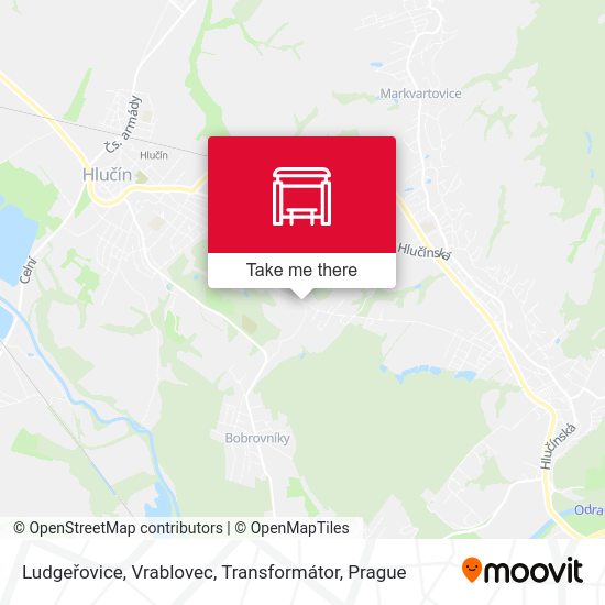 Ludgeřovice, Vrablovec, Transformátor map