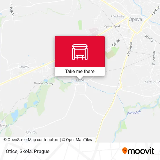 Карта Otice, Škola