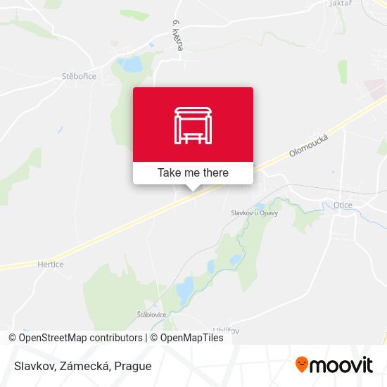 Slavkov, Zámecká map