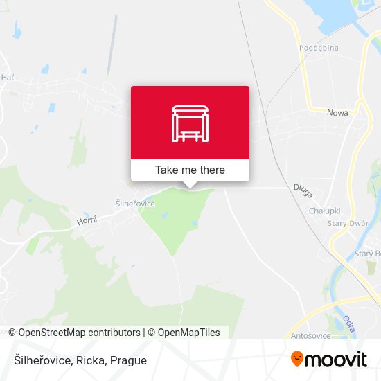 Šilheřovice, Ricka map