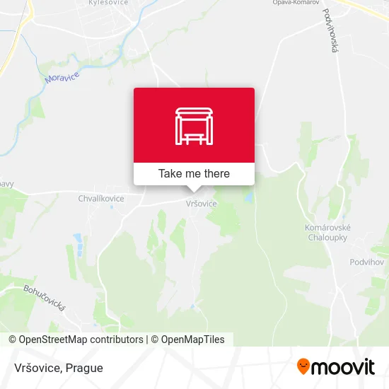 Карта Vršovice