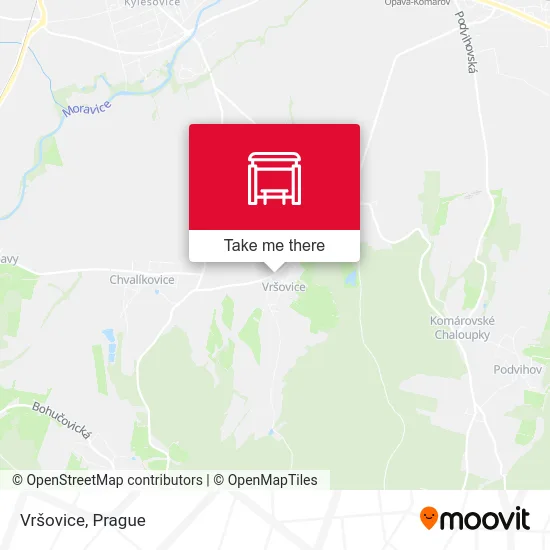 Карта Vršovice