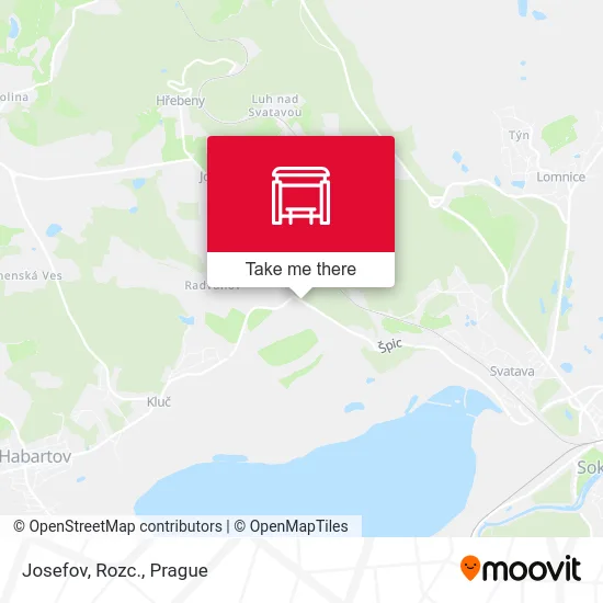 Карта Josefov, Rozc.