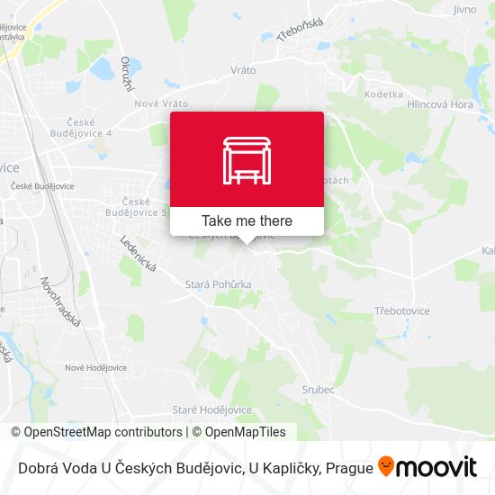 Dobrá Voda U Českých Budějovic, U Kapličky map