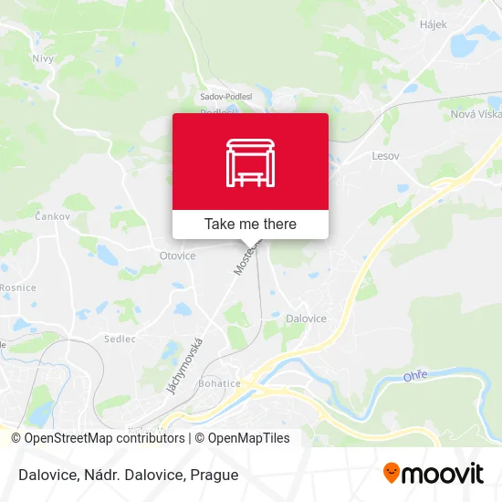 Карта Dalovice, Nádr. Dalovice