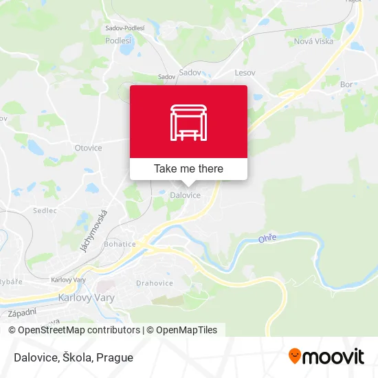 Карта Dalovice, Škola